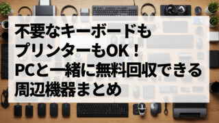 不要なキーボードもプリンターもOK！PCと一緒に無料回収できる周辺機器まとめ